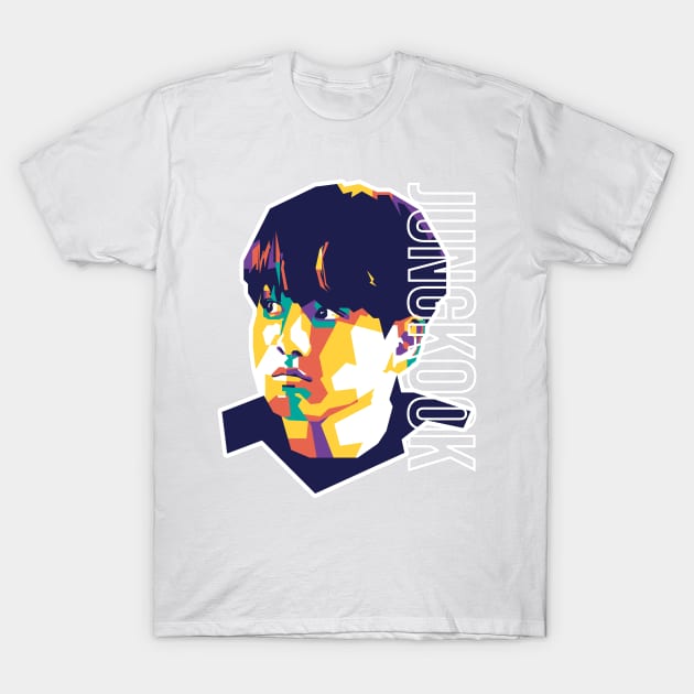 Jungkook On WPAP T-Shirt by pentaShop